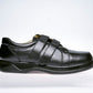 Zapatos cómodos, con velcro, negros para hombre – Modelo 7718