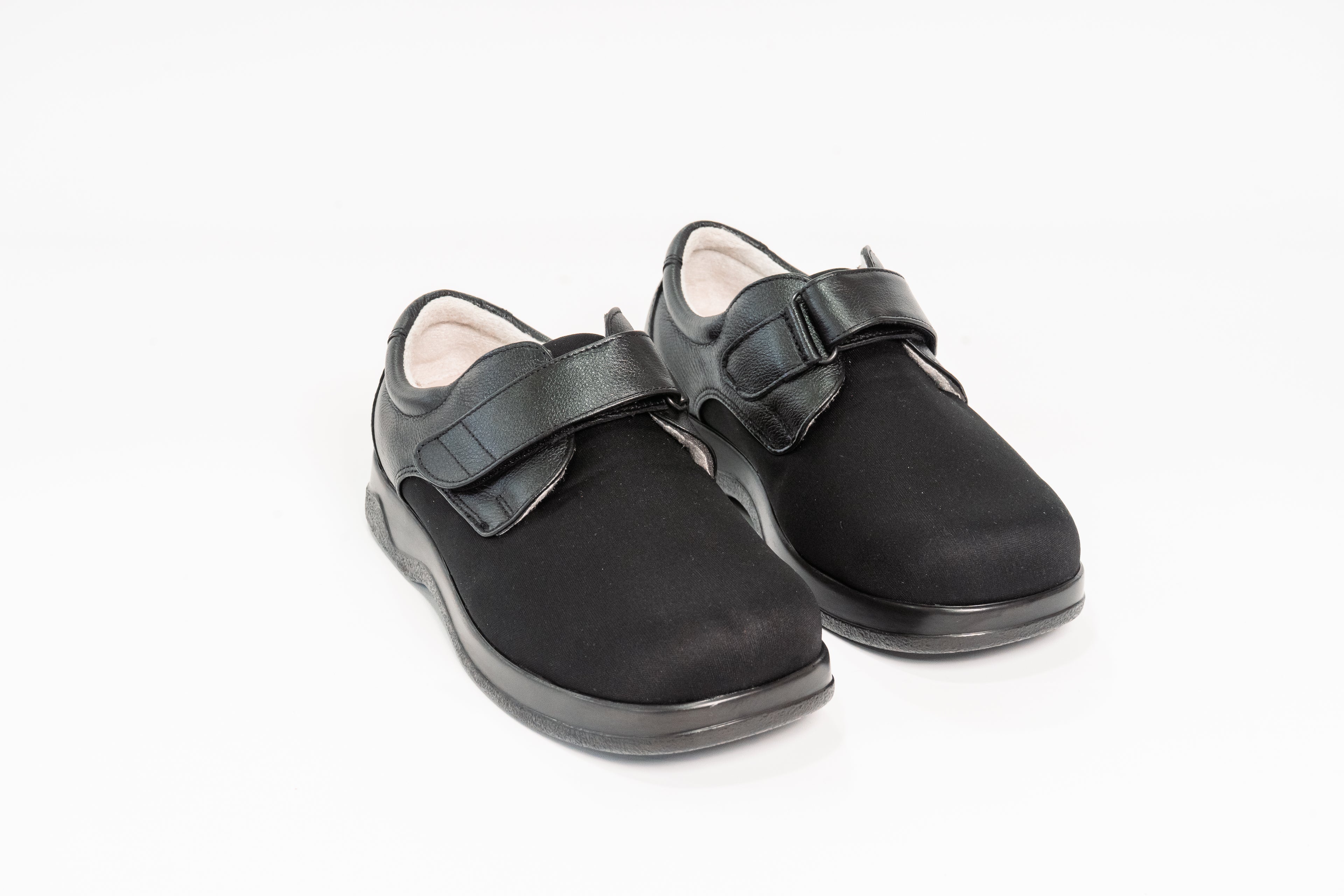 Zapato Velcro licra negro