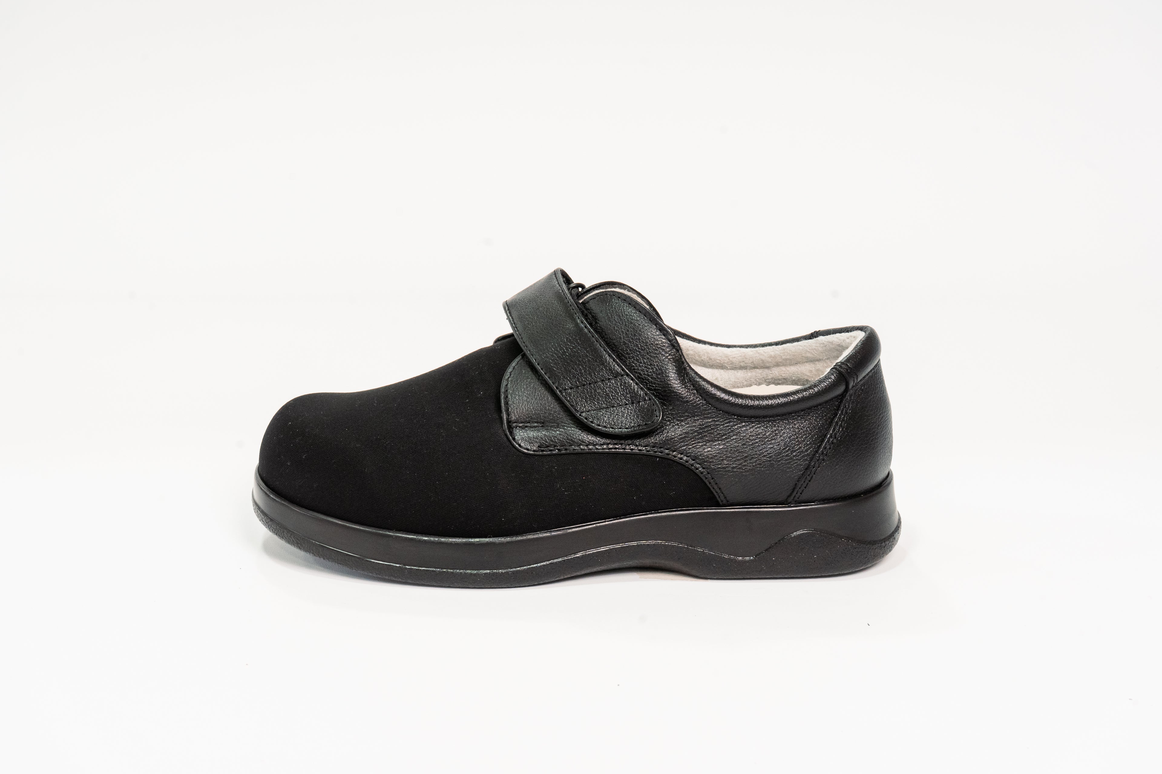 Zapato Velcro licra negro