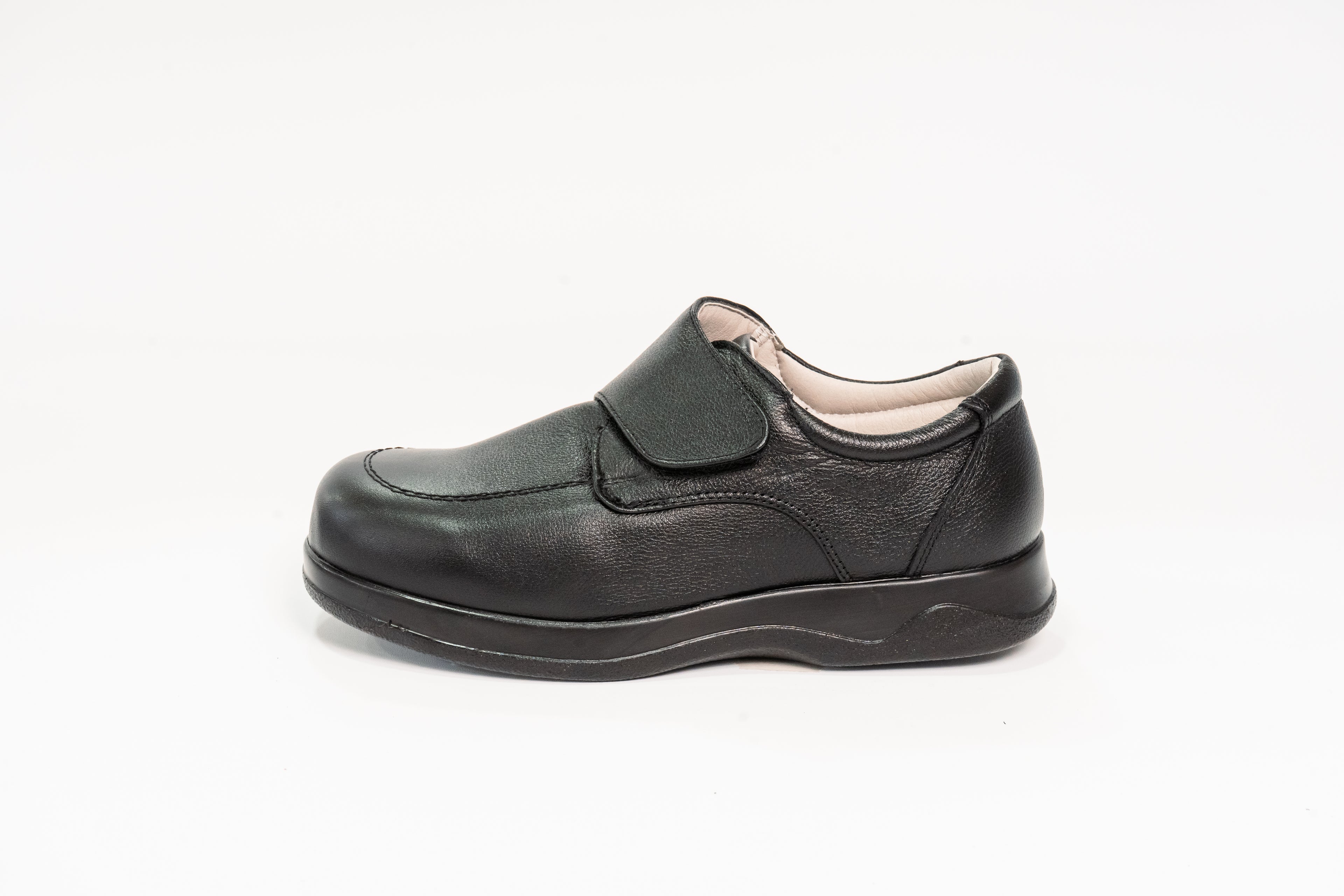 Zapato Velcro Negro Casual
