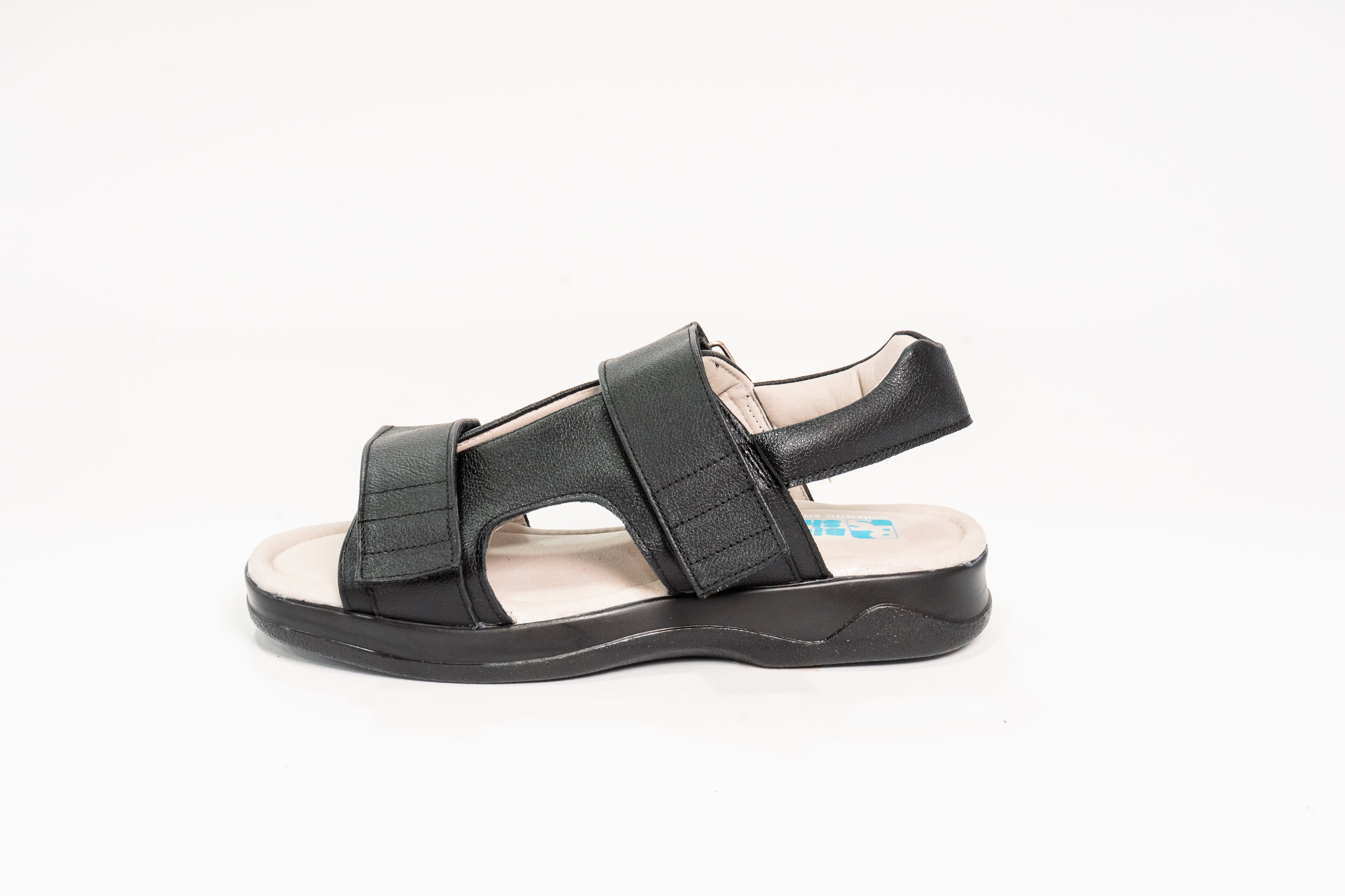 Zapato Abierto Negro Casual