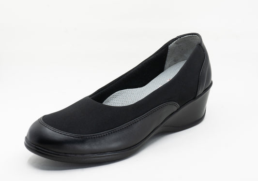 E-306 Calzado para dama Casual, ancho, piel resistente y confort total. Ideal para pie diabético, ancho o cansado.