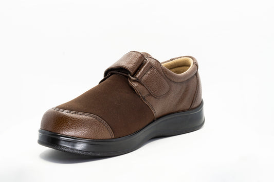 E-5129 Calzado Clínico para Dama, ancho y punta cómoda. Ideal para pie diabético, con juanetes, artritis o pie Charcot.