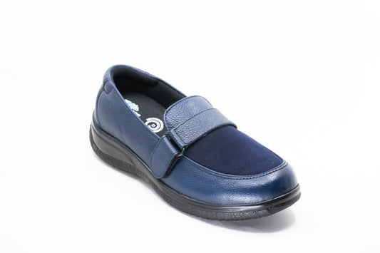 E-5133 Calzado Clínico para Dama, ancho y punta cómoda. Ideal para pie diabético, con juanetes, artritis o pie Charcot.